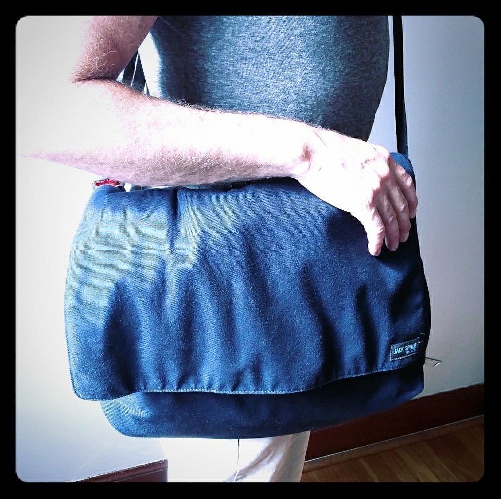 Jack Spade computer bag satchel -very stylish!